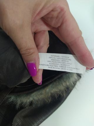 Bolso marrón desmontable