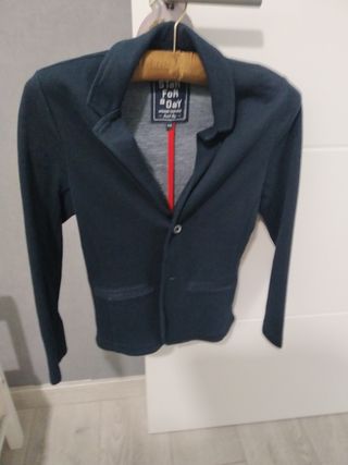 talla 9 años 140 cm americana azul marino