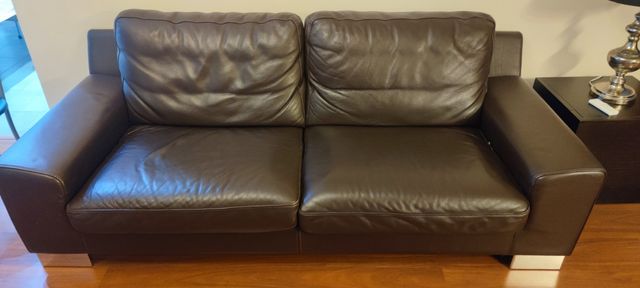 Sofá de cuero