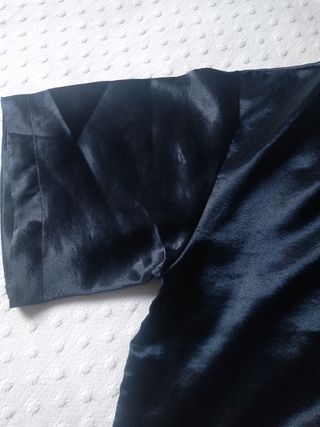 Pijama caballero azul petróleo tela fina sedosa