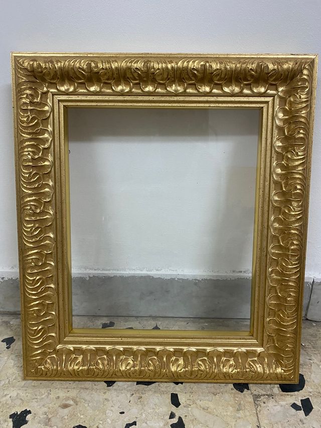 cornice oro in legno