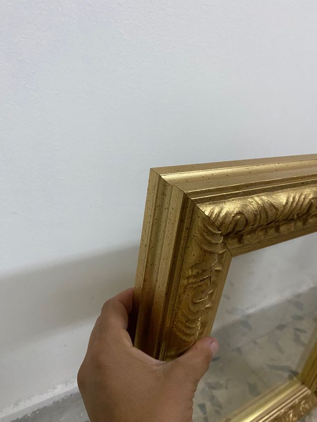 cornice oro in legno
