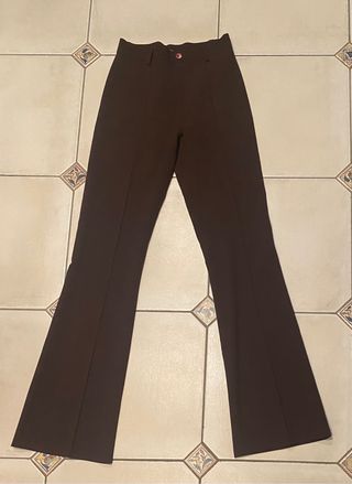 Pantalón Alicia Rueda granate oscuro