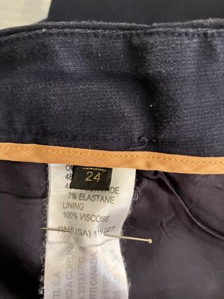pantalon azul marino marca Massimo Dutti