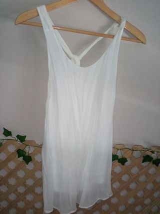 top Massimo Dutti blanco L 