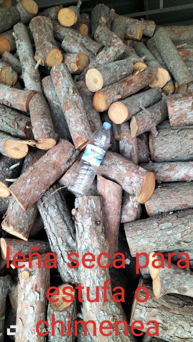 leña  seca a 8 centimos  a granel 3METROS CÚBICOS 