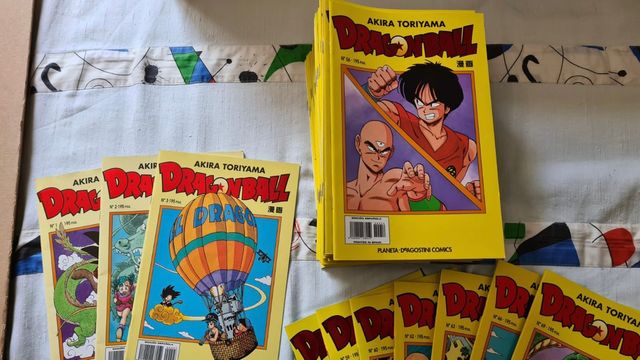 Dragon Ball serie amarilla, roja y azul + poster.l