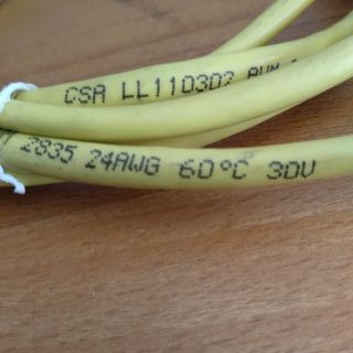 Cable Ethernet Cat 5e de 1,6 m amarillo