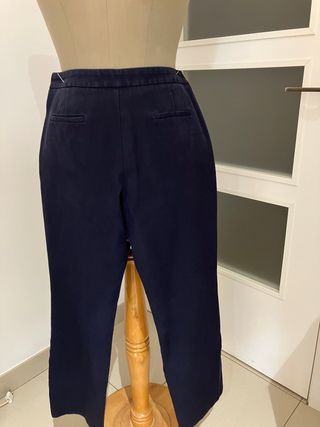 pantalon azul marino marca Massimo Dutti