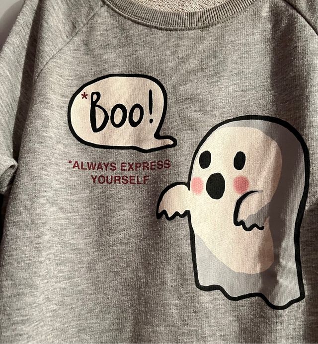 Sudadera gris Bershka L