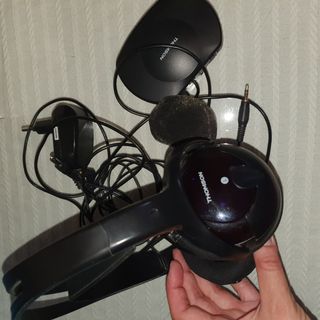 Auriculares inalambricos trombón negros