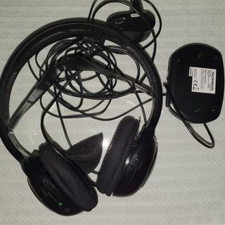 Auriculares inalambricos trombón negros