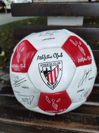 Balon-Baloia. Firmas Athletic club Bilbao