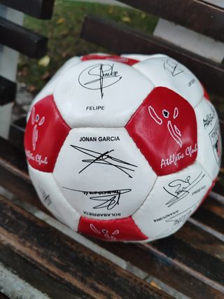 Balon-Baloia. Firmas Athletic club Bilbao