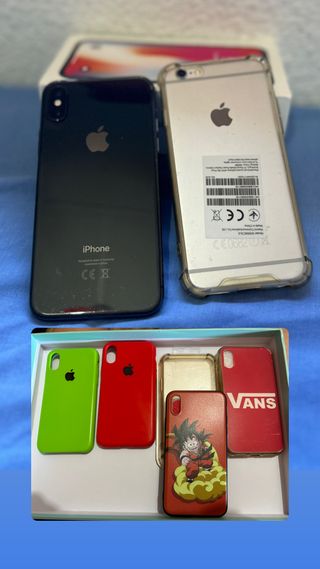 iPhone X y 6