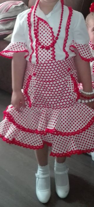 Traje de flamenca niña