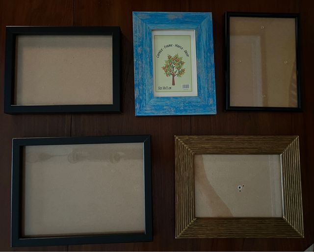 Lote de marcos para fotos
