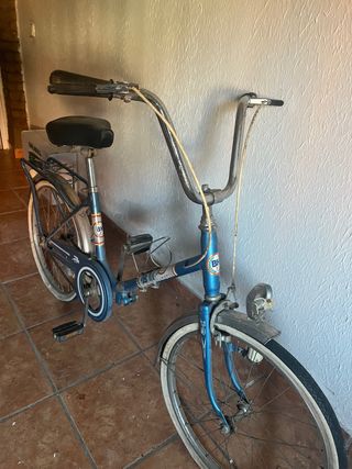 Bicicleta BH azul vintage