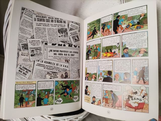 Las aventuras de TinTin  libro cómic