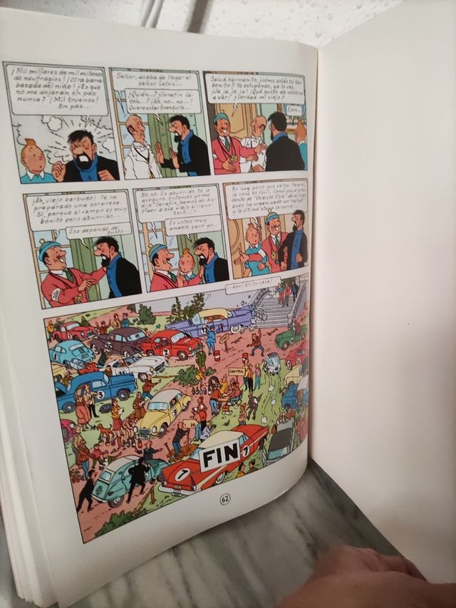 Las aventuras de TinTin  libro cómic