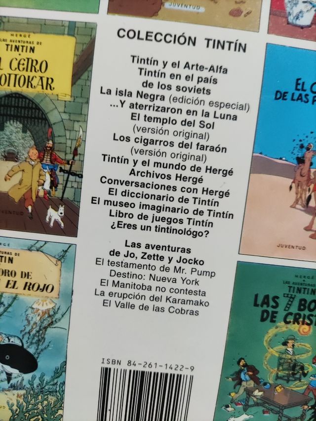 Las aventuras de TinTin  libro cómic