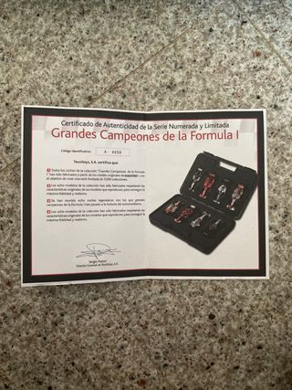 Lote coches F1 scalextric