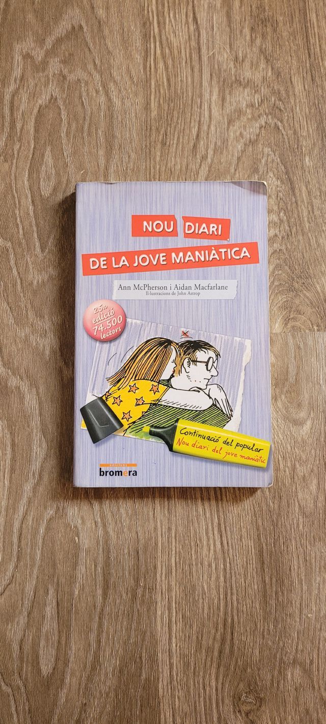Libro Nou Diari de la Jove Maniàtica (catalan)