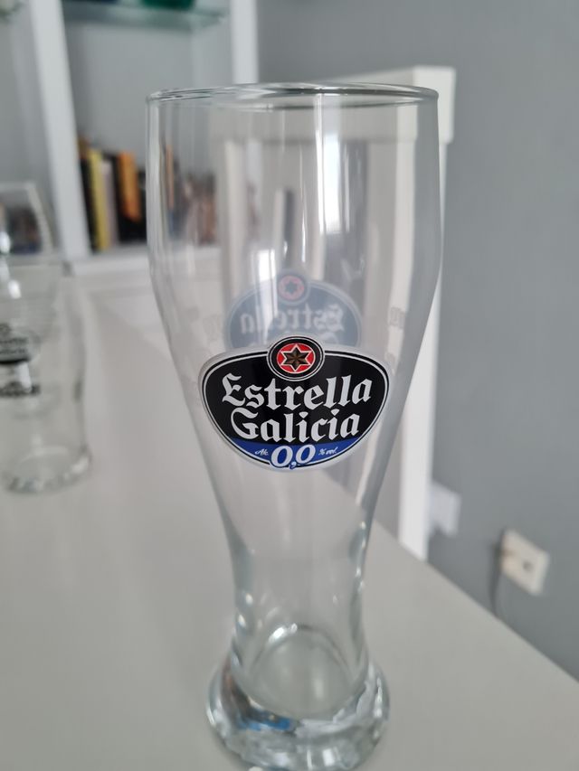 Vaso largo de Estrella Galicia O,O