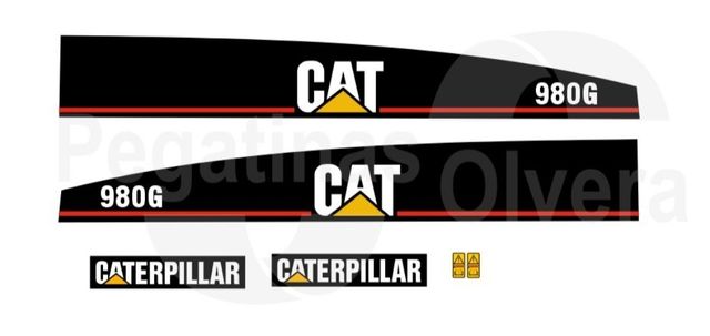 Kit Adhesivos Caterpillar 980G Serie 1