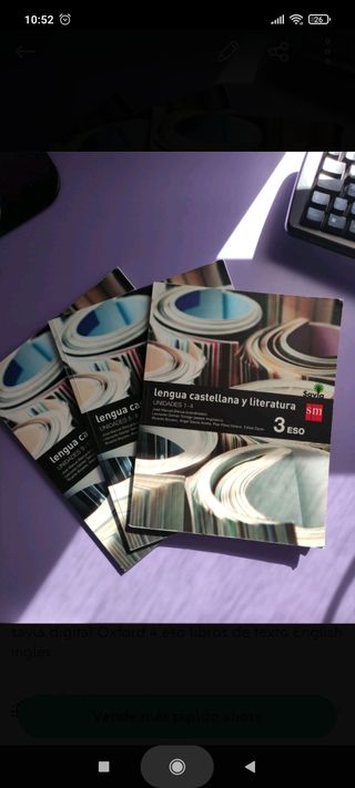 Lengua y literatura 3 eso SM NUEVO!!!!