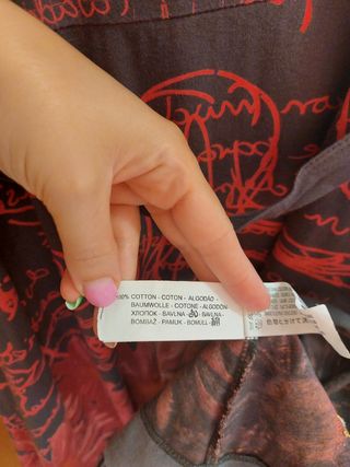 Vestido Desigual Manga Larga