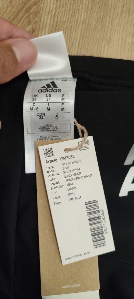 bañadores Adidas a estrenar talla US 34