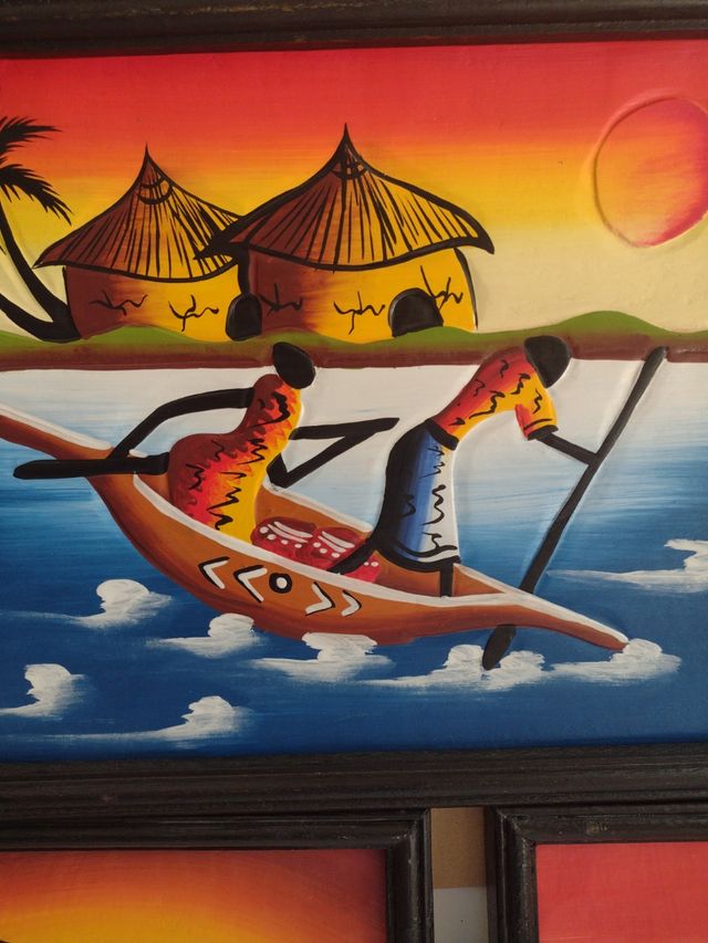 3 QUADRI IN RILIEVO.