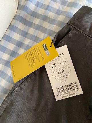 Pantalón cargo trabajo gris