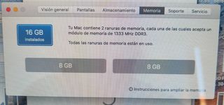 MacBook Pro 16 GB RAM Y SSD