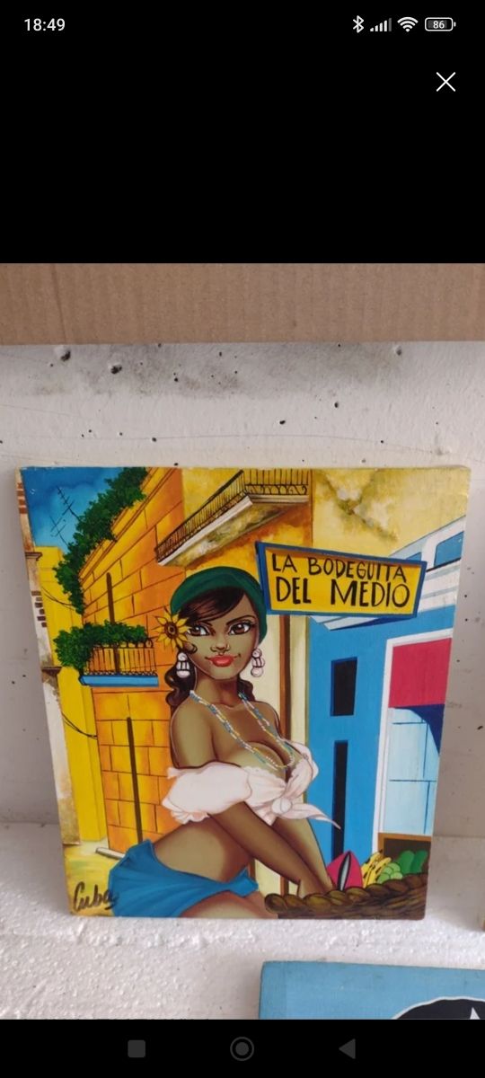 QUADRETTO OLIO SU TELA.