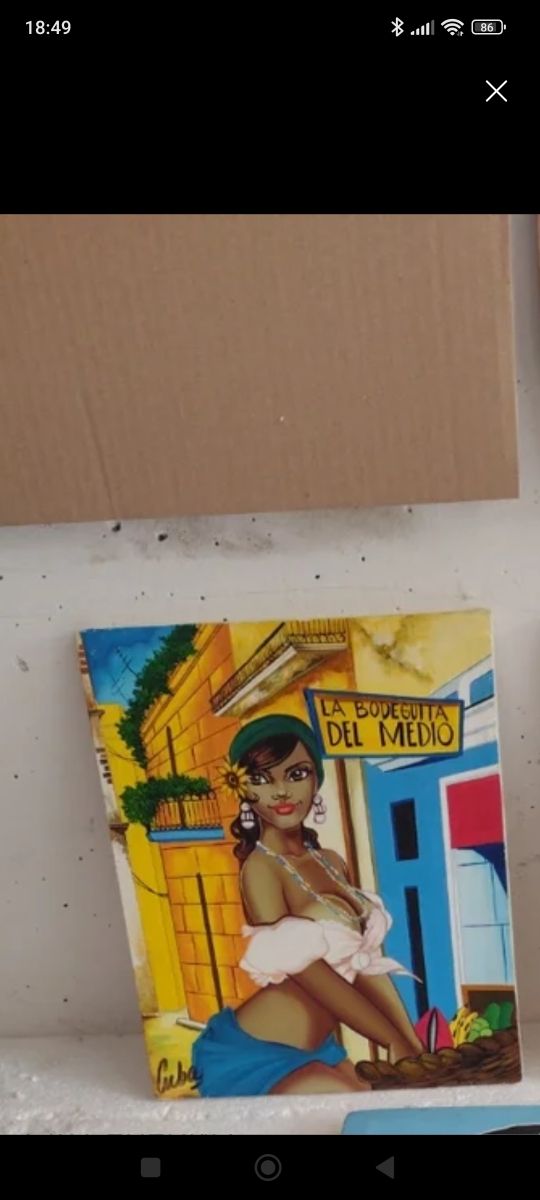 QUADRETTO OLIO SU TELA.