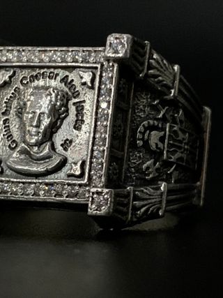 Anillo de plata de emperador 