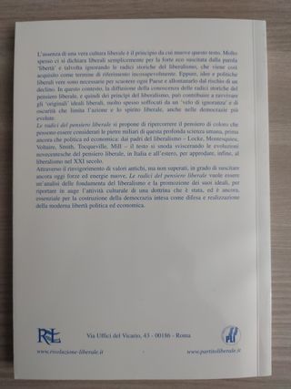 libro "le radici del pensiero liberale"