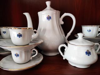 VAJILLA Y SERVICIO CAFÉ PORCELANA