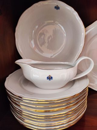 VAJILLA Y SERVICIO CAFÉ PORCELANA