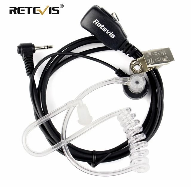 Auricular pin walkie talkie