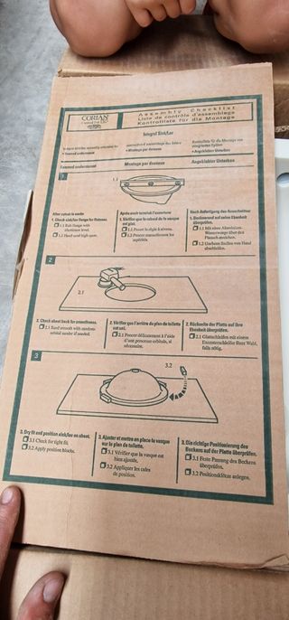 nuevo lavabo corian modelo 810s