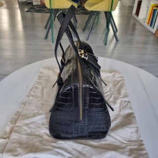 Bolso piel negro Pedro del Hierro