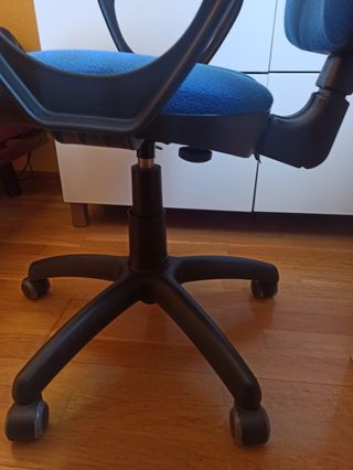 Silla escritorio azul