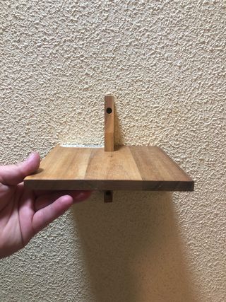 Conjunto estanterias para baño de madera ikea