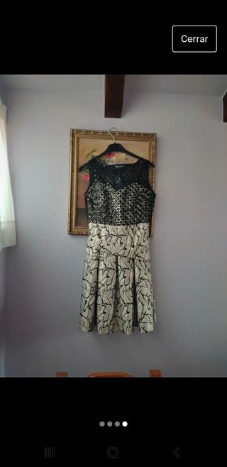 vestido corto de fiesta