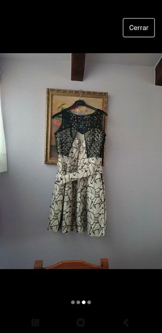 vestido corto de fiesta