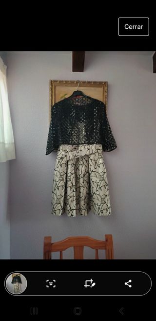 vestido corto de fiesta
