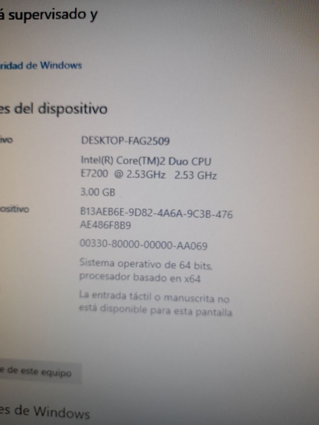 Vendo un PC completo con Windows 10 Pro 